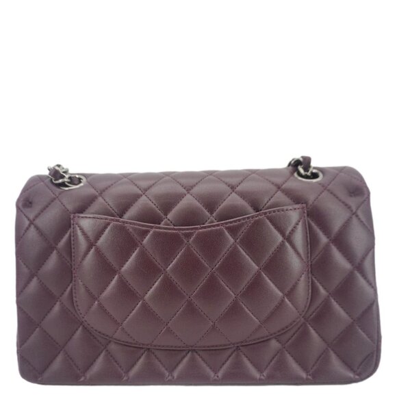 Chanel  Classic Flap Medium Quilted Leather Shoulder Bag Purple - Picture 3 of 16